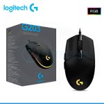 MOUSE LOGITECH G203 LIGHTSYNC OPTICAL 8000 DPI RGB BLACK