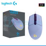 MOUSE LOGITECH G203 LIGHTSYNC OPTICAL 8000 DPI RGB LILA