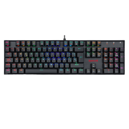 TECLADO REDRAGON MITRA K551RGB  BLACK, SPAÑOL