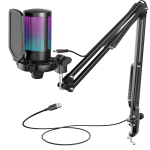 MICRÓFONO GAMER FIFINE A6T BLACK SOPORTE DE BRAZO - Imagen 2