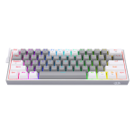 TECLADO REDRAGON FIZZ PRO WIRELESS. SPANISH K616-RGB-GW GREY/WHITE - Imagen 4
