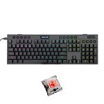 TECLADO  REDRAGON HORUS FS K619-RGB-SP NEGRO CABLEADO RED 100