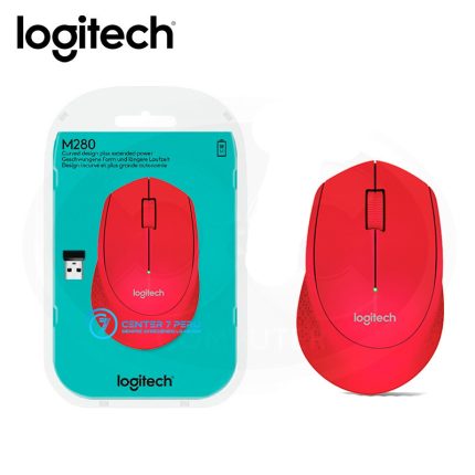 MOUSE LOGITECH M280 WIRELESS ROJO