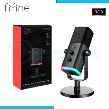 MICROFONO DINAMINO FIFINE AM8 BLACK