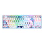 TECLADO REDRAGON STARD BLADE RGB-PRO WIRELESS ENGLISH K707AK BLUE|