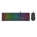 KIT  REDRAGON S146-SP COMBO K668RGB SPANISH + MOUSE M724 BLACK