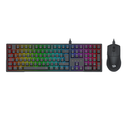 KIT  REDRAGON S146-SP COMBO K668RGB SPANISH + MOUSE M724 BLACK
