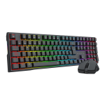 KIT  REDRAGON S146-SP COMBO K668RGB SPANISH + MOUSE M724 BLACK - Imagen 8