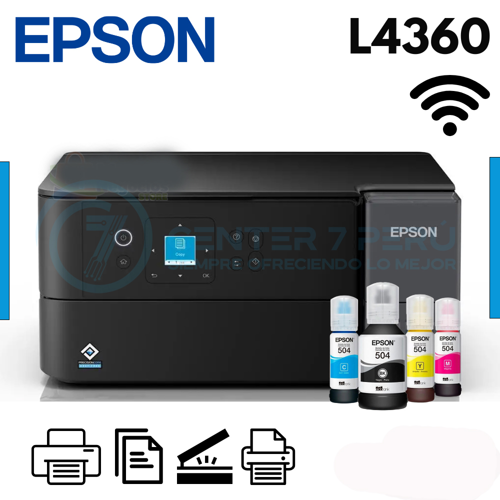l4360 1 (1) IMPRESORA EPSON L4360 ECO TANK MULTIFUNCIONAL DUPLEX - Imagen 1