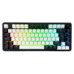 TECLADO REDRAGON UCALPRO-RGB WIRELESS SPANISH K673WB WHITE/BLACK