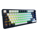 TECLADO REDRAGON UCALPRO-RGB WIRELESS SPANISH K673WB WHITE/BLACK - Imagen 6