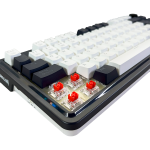 TECLADO REDRAGON UCALPRO-RGB WIRELESS SPANISH K673WB WHITE/BLACK - Imagen 2