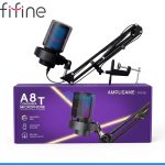 MICRÓFONO FIFINE A8T BLACK CON BRAZO