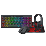 KIT REDRAGON 4 EN 1 S147-SP TECLADO K515 SPANISH NEGRO