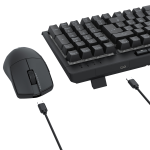 KIT REDRAGON 4 EN 1 S147-SP TECLADO K515 SPANISH NEGRO - Imagen 2