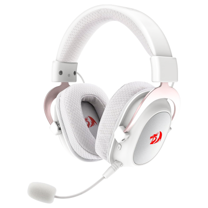 AURICULARES REDRAGON ZEUS PRO RGB H510-WL WIRELESS WHITE
