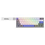 TECLADO AULA WIN60HE MAX CABLEADO GREY/WHITE/BLUE - MAGNETIC SWITCH - Imagen 2
