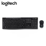 TECLADO + MOUSE MK270 LOGITECH WIRELES USB NEGRO - Imagen 2