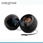 PARLANTE CREATIVE PEBBLE 4.4W 2.0 3.5MM USB-POWER BLACK - Imagen 3