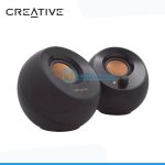 PARLANTE CREATIVE PEBBLE 4.4W 2.0 3.5MM USB-POWER BLACK - Imagen 2