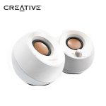 PARLANTE CREATIVE PEBBLE 4.4W 2.0 3.5MM USB-POWER WHITE - Imagen 2