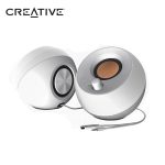 PARLANTE CREATIVE PEBBLE 4.4W 2.0 3.5MM USB-POWER WHITE - Imagen 3