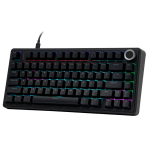 TECLADO AULA F75 RAINBOW CABLEADO INGLÉS BLACK - RED SWITCH - Imagen 3