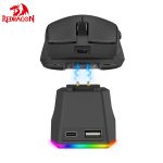 MOUSE REDRAGON K1NG M999 ULTRA BLACK CON BASE DE CARGA - Imagen 5