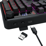 TECLADO REDRAGON VOLCANO K526 PRO INALÁMBRICO ESPAÑOL BLACK - Imagen 3