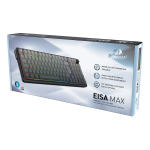 TECLADO REDRAGON EISA MAX K686SP-RGB-MAX NEGRO GRAY WIRELESS ESPAÑOL