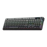 TECLADO AULA F108 PRO INALÁMBRICO INGLÉS BLACK DEGRADED - FLOWER SWITCH - Imagen 2