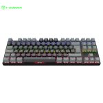 TECLADO T-DAGGER BORA LITE RAINBOW, SPANISH T-TGK313BG-LIT BLACK/GREY RED SWITCH - Imagen 3