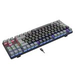 TECLADO T-DAGGER BORA LITE RAINBOW, SPANISH T-TGK313BG-LIT BLACK/GREY RED SWITCH - Imagen 5
