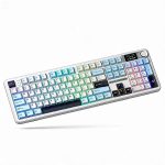 TECLADO AULA F108 PRO INALÁMBRICO INGLÉS BLUE/WHITE/DARK  SWITCH - Imagen 2