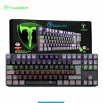 TECLADO T-DAGGER BORA LITE RAINBOW, SPANISH T-TGK313BG-LIT BLACK/GREY RED SWITCH