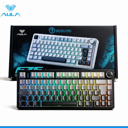 TECLADO AULA F75 RGB INALAMBRICO ESPAÑOL BLACK DEGRADED - REAPER SWITCH