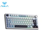 TECLADO AULA F75 RGB INALAMBRICO ESPAÑOL BLUE/WHITE/PURPLE - REAPER SWITCH - Imagen 4