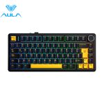 TECLADO AULA F75 RGB INALAMBRICO ESPAÑOL BLACK/YELLOW - REAPER SWITCH - Imagen 2