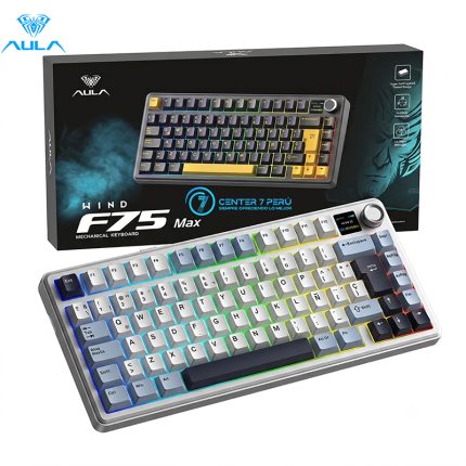 TECLADO AULA F75MAX INALAMBRICO ESPAÑOL BLUE-WHITE-DARK-PURPLE- REAPER SWITCH